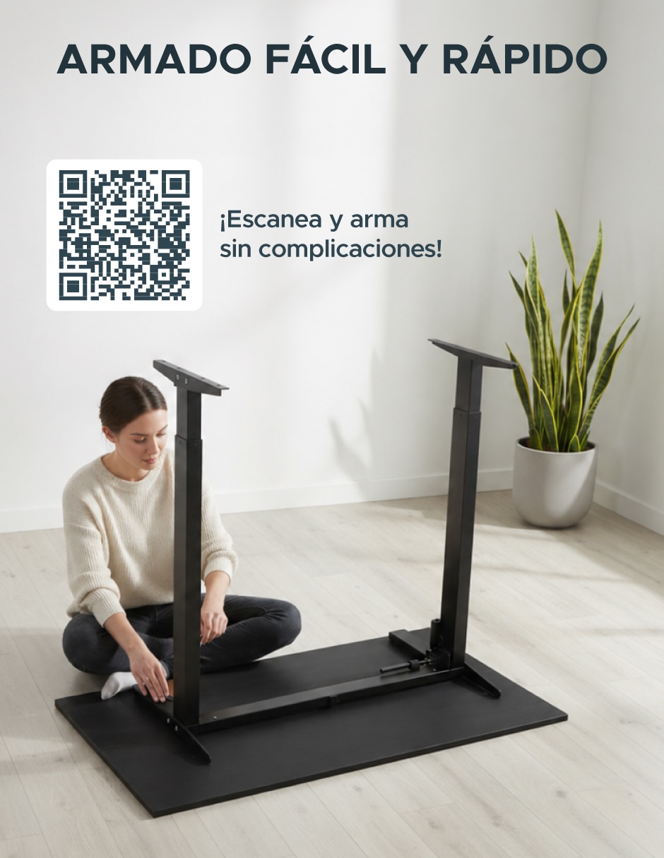 Escritorio armable Titano de madera